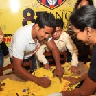José Amaya, en su despedida de Barcelona cuando fue jugador del Ídolo.