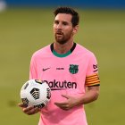 Lionel Messi está en plena pretemporada con el Barcelona español, después de fallar en su intento por salir del equipo.