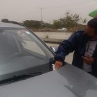 Al mediodía de este domingo, la ceniza del Sangay llegó a Guayaquil.