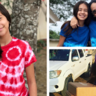 Alexa, de 12 años de edad, maneja su microempresa de moda con ayuda de su mamá.