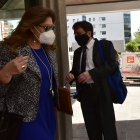 Defensa. La exjueza Gladys Terán defiende a Marco Rodas, excoordinador jurídico de la Secretaría del Agua.