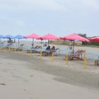 El balneario tiene cerca de 500 metros lineales.