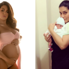 Sofía está feliz con el nuevo miembro de la familia.