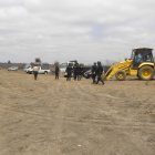 Policías y autoridades de la provincia estuvieron en el lugar donde aterrizaban ilegalmente vehículos aéreos de "narcos".