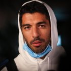 Luis Suárez ya está en Montevideo para prepararse de cara a los duelos eliminatorios.
