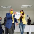 El binomio presidencial de Avanza, conformado por Isidro Romero y Sofía Merino fue el último en solicitar la inscripción en el CNE.