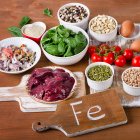 Las carnes rojas y blancas contienen niveles adecuados de hierro