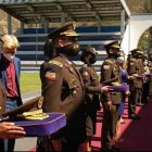 Ceremonia. El 26 de agosto pasado, en la Escuela Superior de Policía de Pusuquí fue la ceremonia de ascenso de coroneles de la promoción 57.