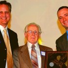 Leonard Gigowski, en un reconocimiento en vida.