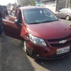 El vehículo Chevrolet Sail, vino de placas GSU-3766, fue empleado en el atentado.