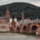 Parte del centro histórico de Heidelberg en Alemania.