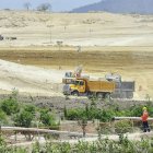 La nivelación del terreno es una de las obras tempranas que en 2013 se hicieron en El Aromo.