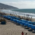 La playa de Manta. Hay un repunte de casos de coronavirus en esa ciudad de Manabí.