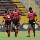 Mónica Amboya es la principal exponente del arbitraje femenino en el país y una de las con más experiencia en la región