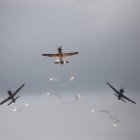 Ceremonia. Por los 100 años de la FAE hubo exhibición de la capacidad operativa de esta rama de las Fuerzas Armadas.