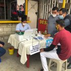 Las autoridades realizan controles donde se hacen pruebas rápidas de Covid-19.