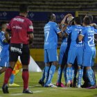 Momento de celebración de los jugadores de la U. Católica.