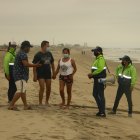 Acogida. Pese a que en Salinas esperaban la llegada de más personas, la playa lució casi vacía hasta la tarde de ayer.