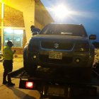 Uno de los carros que la Policía Nacional detuvo en un operativo en la madrugada del 1 de noviembre.