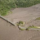 El desbordamiento del río Upano, en junio  de este año, causó la destrucción de la carretera Maca-Puyo y afectó a varias poblaciones en la Amazonía.