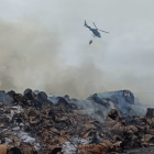 Más de 500 bomberos han participado en apagar el incendio.