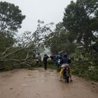 Fotografía cedida por la ONG Centro Humboldt de los destrozos que ha dejado el paso del huracán ETA, hoy en la costa caribe norte de Bilwi (Nicaragua).