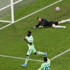 Felipe Caicedo, atacante del Lazio, marcó el tanto del empate para su conjunto.