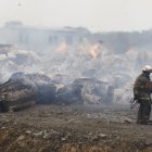 El incendio en Durán ha sido apagado por más de 500 bomberos que participaron.