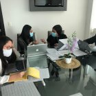 El grupo de estudiantes del IPAC armó el argumento escrito y oral sobre el caso Los papeles del Pentágono.