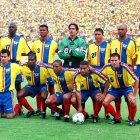 Los integrantes del histórico equipo que obtuvo la clasificación.