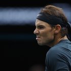 El español Nadal no pudo ocultar su decepción por el resultado.