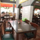 Efectos. En el restaurante Los Arbolitos apenas unos cuantos clientes llegan a comer. El fin de semana fue igual.