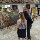 Exhibición. La obra ‘Música y Luces’, de Kingman, puede ser observada en el tercer piso de la CFN.