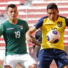 Ángel Mena tuvo una clara ocasión a los 19 minutos, pero el golero Lampe respondió