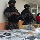 Hecho. La policía del Distrito Sur presentó evidencias de los últimos operativos realizados en la zona.