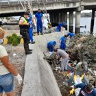 En el área se retiraron escombros y la basura acumulada.