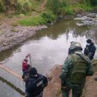 Acciones. En las inmediaciones del río Carchi se destruyó un paso fronterizo ilegal.