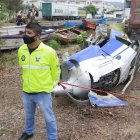 Traslado. Los restos de la nave fueron traídos al país para la investigación de fraude procesal.