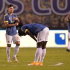 Las impotencia de los jugadores colombianos, luego de caer 6-1 ante Ecuador.