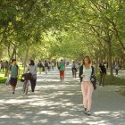 Imagen del campus San Joaquín, de la Pontificia Universidad Católica de Chile, considerada la mejor de América Latina.