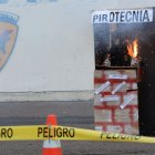 Muestra. En el GIR se hizo la demostración de los daños de la pirotecnia.