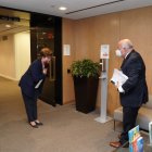Kristalina Georgieva, directora del FMI, recibió al ministro de Economía y Finanzas, Mauricio Pozo, el mes pasado, en Washington.