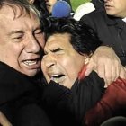 Carlos Salvador Bilardo (i) y Diego Maradona fueron grandes amigos.