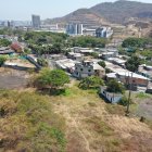 El terreno donde se planifica edificar una estación de transferencia de desechos, en el kilómetro 8 de la vía a la costa.