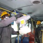 El personal municipal cumple funciones de control de la bioseguridad.