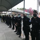 Presencia. 550 servidores policiales se suman a la seguridad en Guayaquil.