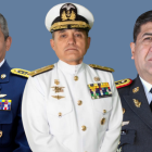 Gustavo Agama, Rafael Poveda y Washington Buñay.