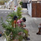 Los estudiantes de la Universidad Casa Grande en medio de las filmaciones.