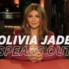 Olivia Jade en la presentación del programa "Red Table Talk".