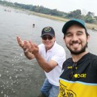 Alsino con su hijo Leonardo.